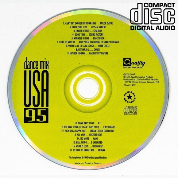 Dance Mix USA 95 - Music CD - Picture 1 of 1